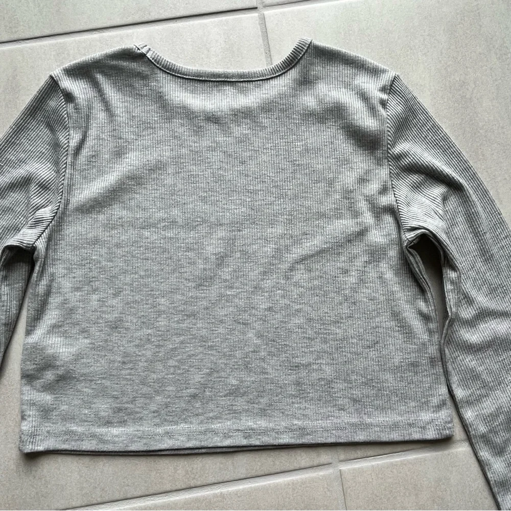 GAP Kids Gray Pajama Crop Top